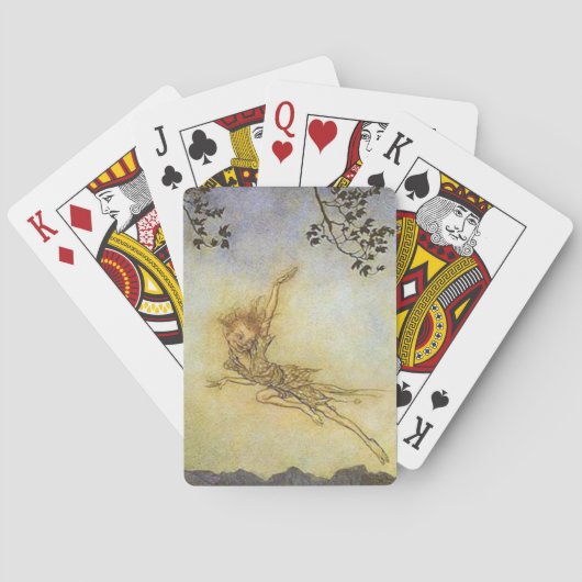 Midzomer Puck -  fietskaarten Speelkaarten (Achterkant)