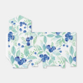 Midzomer Rustic Blueberry Berry Summer Pattern Bedankdoosjes (Uitgevouwen)