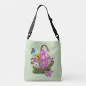 Midzomer Spring Flowers Crossbody Tas (Achterkant)