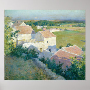 Midzomer Twilight W. L. Metcalf Fine Art Poster