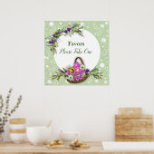 Midzomerbloemen Poster (Keuken)