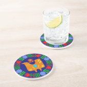 Midzomerfestival Zandsteen Onderzetter (Zijkant)