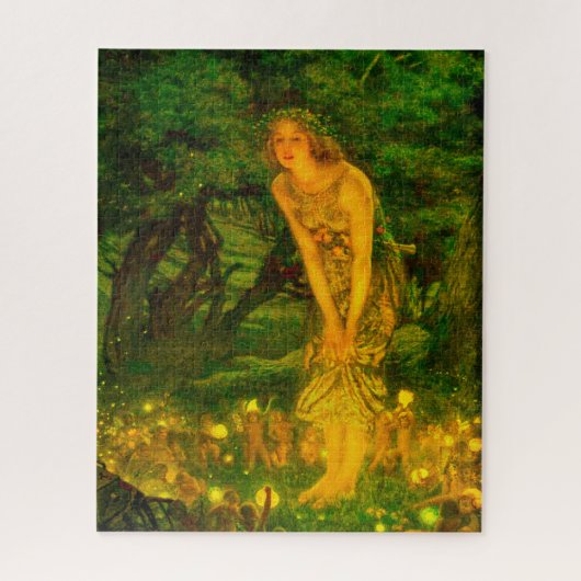 Midzomernacht - De magische wereld van de elfen Legpuzzel (Verticaal)