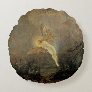 Midzomernacht door Grimshaw,  Victoriaans kunst Rond Kussen