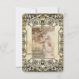 Midzomernacht droom Word jij mijn bruidsmeisje? Kaart