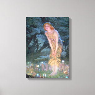 "Midzomer's Eve"-feeën Canvas Afdruk