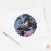 Midzomers Eve. Ronde Sticker (Envelop)