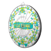 Midzomersymbool zweden dartbord (Voorkant Rechts)