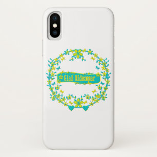 Midzomersymbool zweden Glad midsommar. iPhone X Hoesje