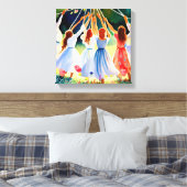 Midzomervreugde Canvas Afdruk (Insitu (Slaapkamer))