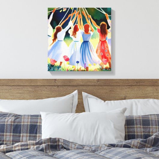 Midzomervreugde Canvas Afdruk (Insitu (Slaapkamer))