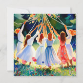 Midzomervreugde Feestdagenkaart (Voorkant)