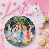 Midzomervreugde Papieren Bordje (Feest)