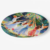 Midzomervreugde Papieren Bordje (Gekanteld)