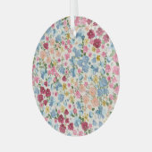 Midzomerweide, bloeiend plant. glas ornament (Voorkant links)