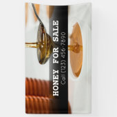 Miel à vendre Bannière commerciale Apiculture (Vertical)