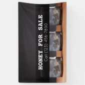 Miel à vendre Bannière commerciale Apiculture (Vertical)