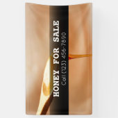 Miel à vendre Bannière commerciale Apiculture (Vertical)