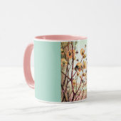 Miel abeille vintage illustration mug (Devant gauche)