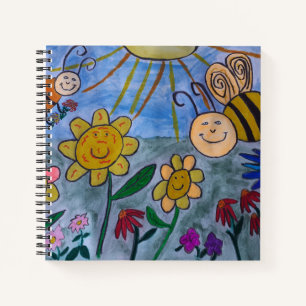 Miel Abeilles & Fleurs Carnet Spiral