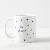 Miel abeilles Monogramme Café Mug (Gauche)