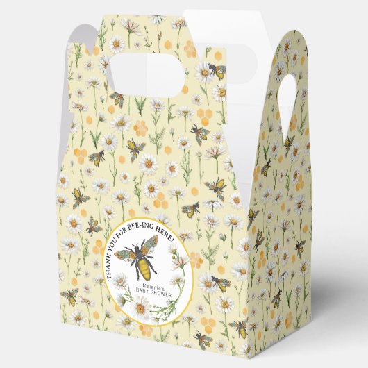 Miel Bee maman à Abee Baby shower Ballotins | B (Ouvert)