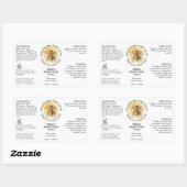 Miel Bee Miel Apiary produit Étiquette bouteille (Feuille)