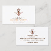 Miel Bee Skincare Produits Carte de visite (Devant / Derrière)
