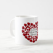 Miel bonjour avec la tasse orientée de rose (Devant gauche)