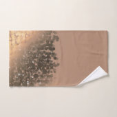 Miel Champagne Beige Golden Sparklight (Serviette à main)