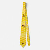 Miel Comb Bumble Bee Cravate (Devant)