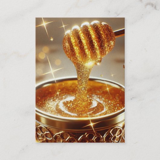 Miel d'or | Boîte de carte Psaum 19:9-11 KJV (Devant)