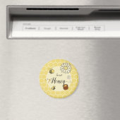 Miel Doux Petite Abeille Mignonne Magnet (In Situ (Lave-vaisselle))