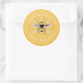 Miel Jar Étiquette Miel abeille Apiary Jaune (Sac)