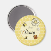 Miel Sucré Petit Aimant Abeille Mignonne (Recto/Verso)