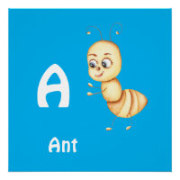 Mier personaliseer ABC: Letter A - Voeg je naam to