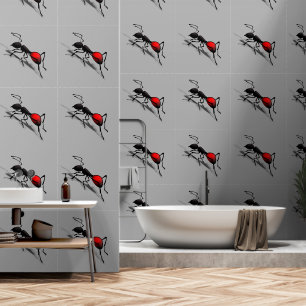 Mieren aangepaste kleur grappig behang