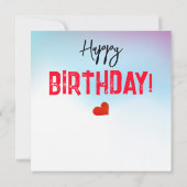 Mierengebarentaal Kinderverjaardag (Achterkant)