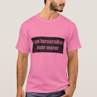Mierikswortel Maror Passover T-shirt Mannen