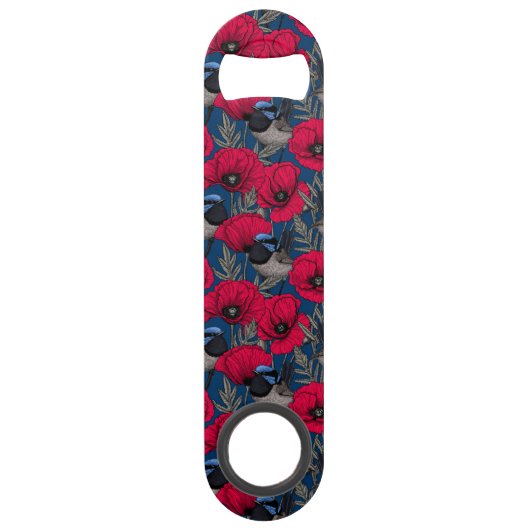 Mierkanen en papavers speed flessenopener (Voorkant)