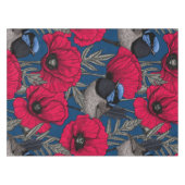 Mierkanen en papavers tafelkleed (Voorkant (Horizontaal))