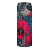 Mierkanen en papavers thermosbeker (Achterkant)