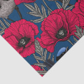 Mierkanen en papavers tissuepapier (Detail)