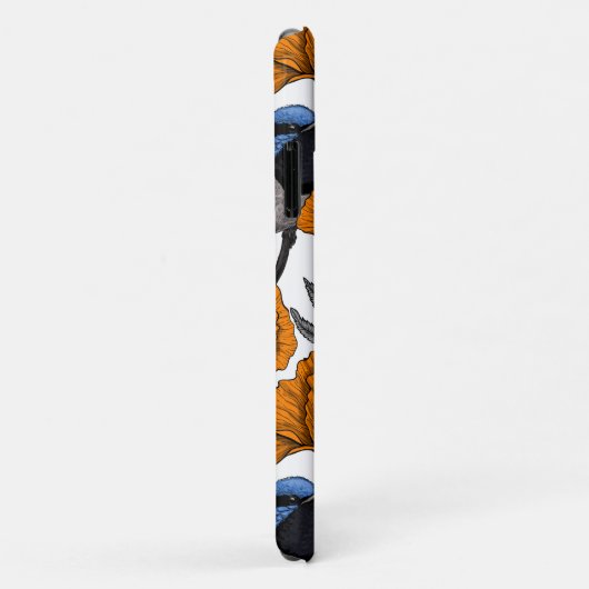 Mierkannen en oranje papaverbloemen 2 Case-Mate iPhone case (Achterkant/rechts)