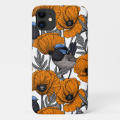 Mierkannen en oranje papaverbloemen 2 Case-Mate iPhone case (Achterkant)
