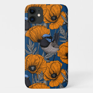 Mierkannen en oranje papaverbloemen iPhone 11 hoesje