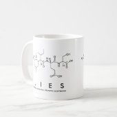 Mies peptide nom mug (Devant gauche)