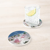 Mieux avec vous ! Dessous de verre en grès Azalées (Côté)