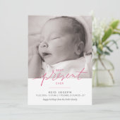 Mieux de présent faire-part de naissance jamais - (Debout devant)