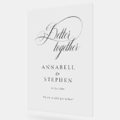 Mieux Ensemble ! Moderne, Calligraphie, Mariage (Angle)